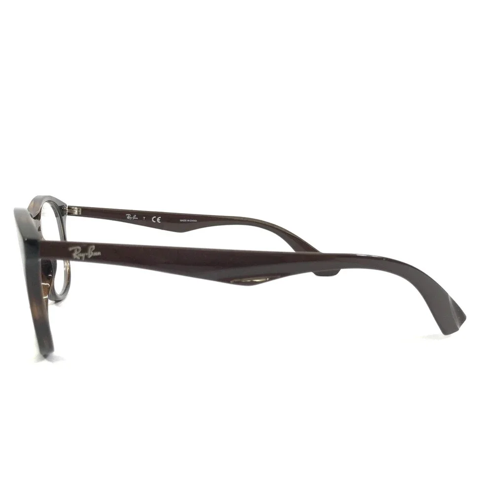 Ray-Ban Eyeglasses Frames RB7085 5577 Brown Tortoise Square Full Rim 52-19-145